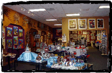 Art Vue Galerie'- Wholesale customer of MJ Crafts Design Studio-Art Vue Galerie is the largest gallery in Brevard County displaying the work of over 60 established artists within their 4,000 square feet of space. The six-year old gallery was chosen 'Business of the Year in 2002' and has been winning accolades since they first opened their doors. Located in the quaint Historic District of Cocoa Village, the gallery is known for having quality, one-of-a-kind and distinctive pieces of art, art collectibles and art gifts. They also work closely with decorators and designers 