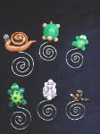 Animal and Garden Bookmarks- Handmade of glazed Fimo. Nickel wire is used for final details. You can use them as bookmarks or paper clips. Different, fun and functional! Unique designs for any taste! More designs will be available soon!