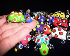 Lady Bug Bookmarks