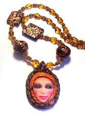 Madona - Face Pendant/Necklace