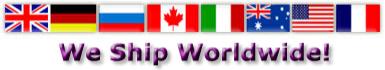 We ship Worldwide!