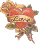Heart with Love Sign-St. Valentine's Days gifts