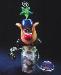 Good Luck Aladdin Snail- Handmade with Fimo. Glass bottle full of polished Quartz pieces. Two polished rocks are resting in silver wire. Austrian crystal is used for final details. 