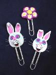 'Easter' Paper Clips-Handmade with glazed Fimo and large paper clips. Functional, colorful, funny and durable. Make everyone laugh with these unique gifts!  Perfect for Secretaries Day, Church groups or 'Back to School' gifts.