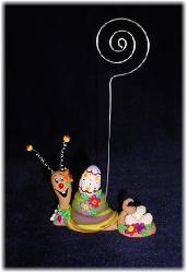Handmade with glazed Fimo. Nickel and silver wire are used for final details. Each Item can be personalized or the note can bring a special message. (Please, specify it with your order)