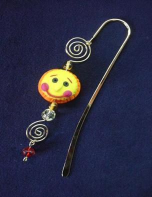  Handmade of glazed Fimo. Gold plated findings and wire are used for final details. Different, fun and functional! Unique designs for any taste! More designs will be available soon!