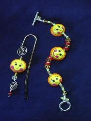 Happy Sun Bracelet and matching Bookmark