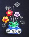 Polymer Clay Flower Arrangement Pin