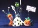 Halloween Snail Photo or Note Holder, handmade crafts-Handmade with glazed Fimo. Nickel and silver wire are used for final details. Each Item can be personalized or the note can bring a special message. (Please, specify it with your order)
