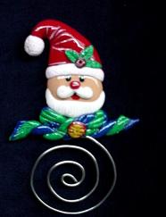 Santa Claus -Christmas Holiday Bookmark-Handmade Crafts