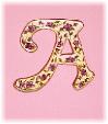 Victorian Pesonalized Letter Pin