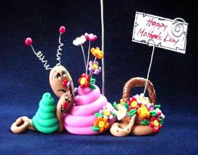 Mother's Day Snail Photo Holder...Beautiful!